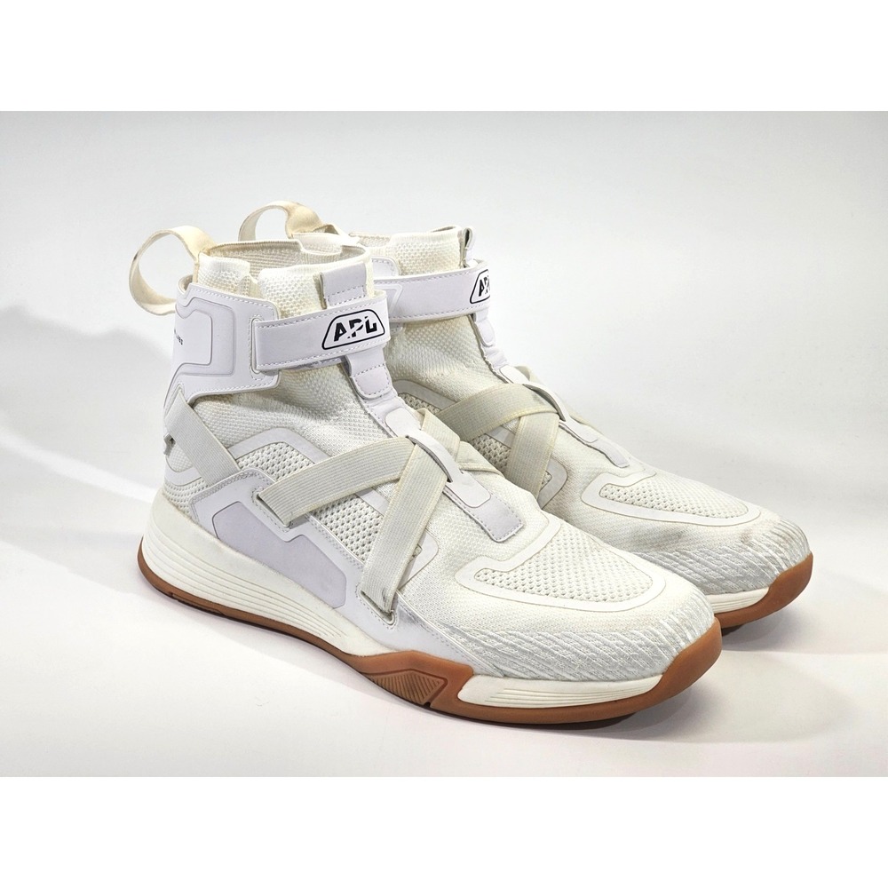 APL 13 SuperFuture Basketball Hi Top Sneaker White Gum Athletic Load Launch EUC